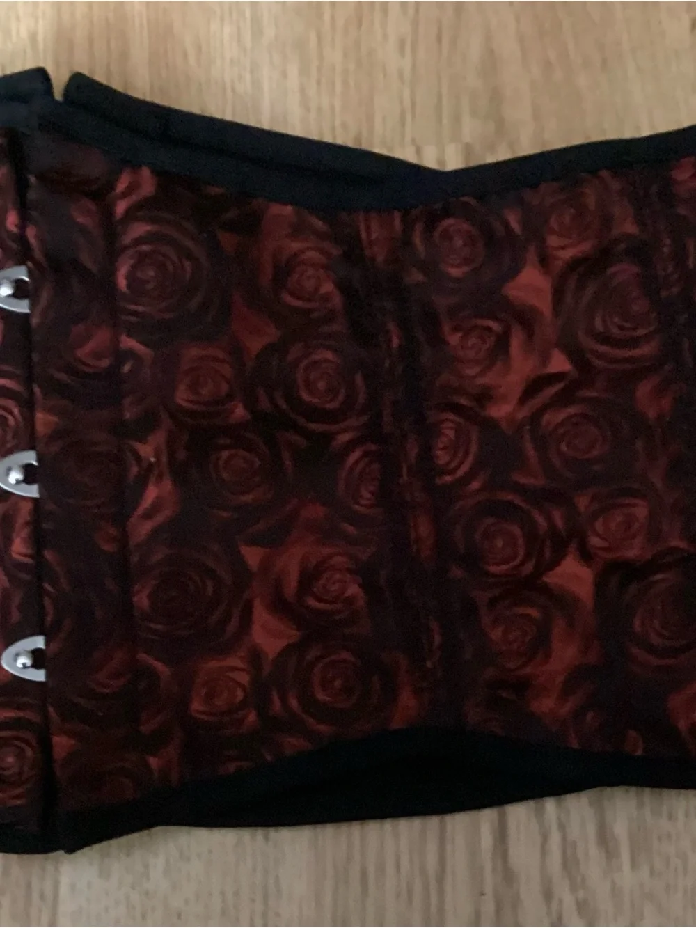 Red Rose Lace-Up Waist Cincher Corset Belt Shapercorset 52
